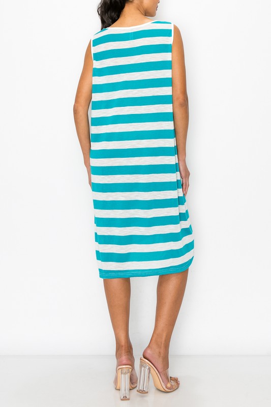 Mini Stripe Maxi Dress