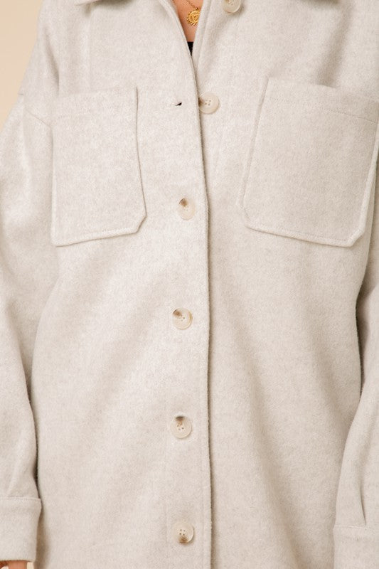 TextuRed Knit Jacket Button Down