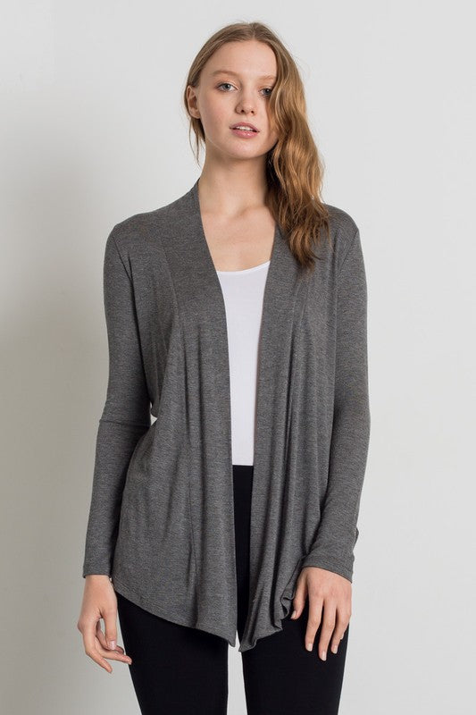 Light Weight Solid Cardigan