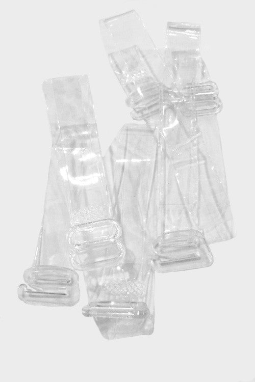 Clear adjustable bra straps