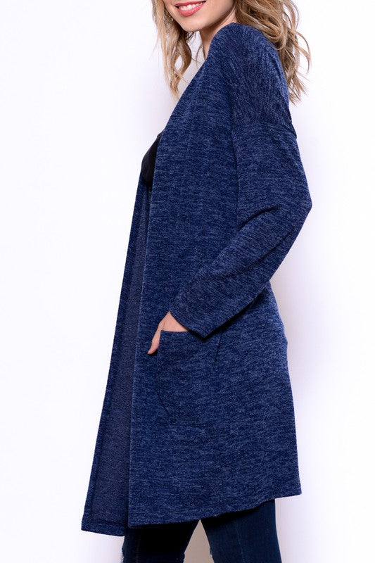 Long Sleeve Cardigan with Pockets