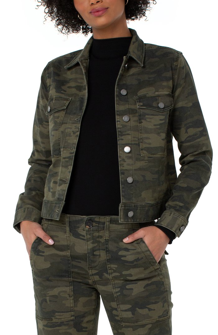 Liverpool Jacket with Patch Pockets (camouflage)