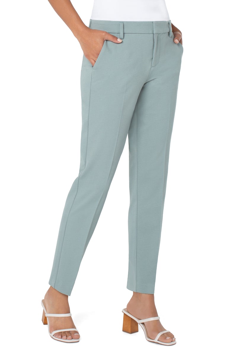 Liverpool Kelsey Knit Trouser (Sea Green) (29" inseam)