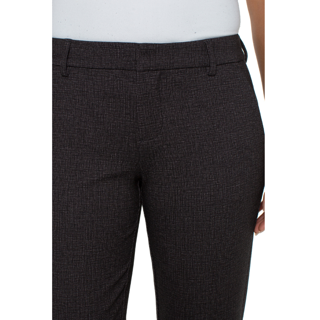 Liverpool Kelsey Trouser Black/Grey Crosshatch