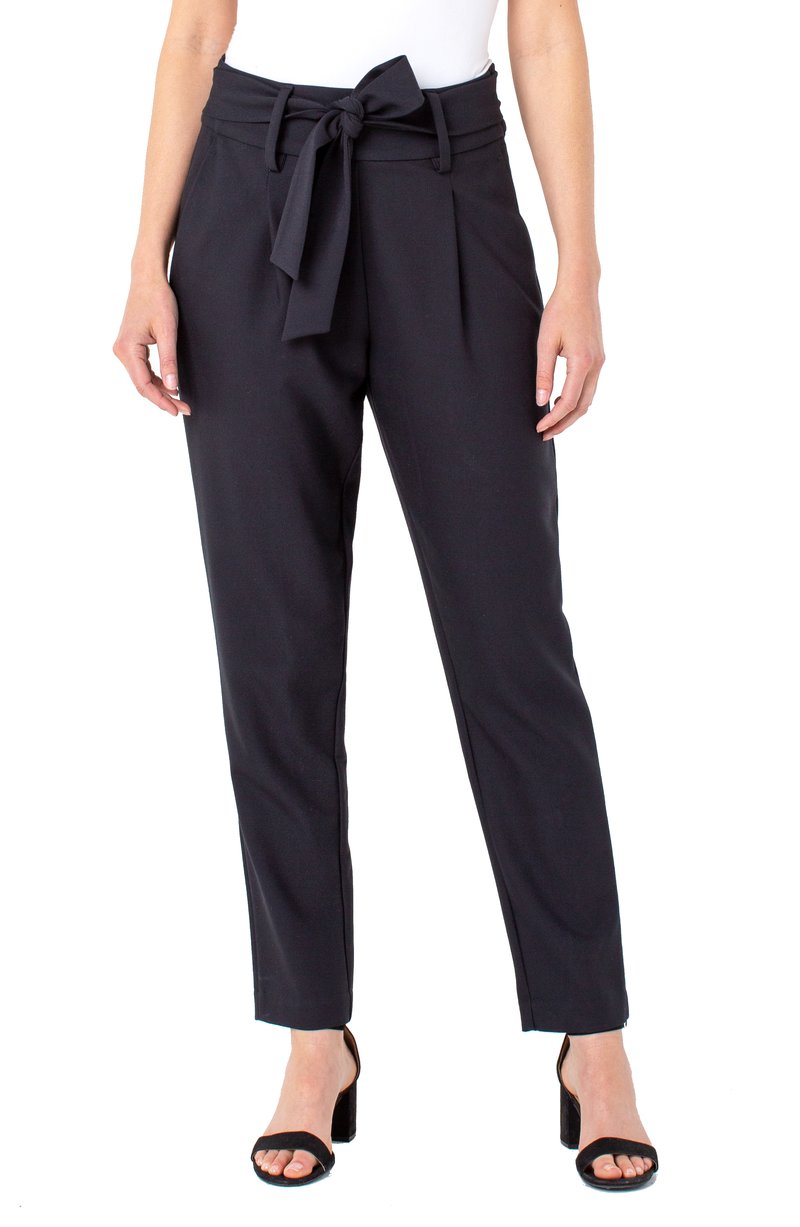 Liverpool Side Zip Trouser Pants with Belt