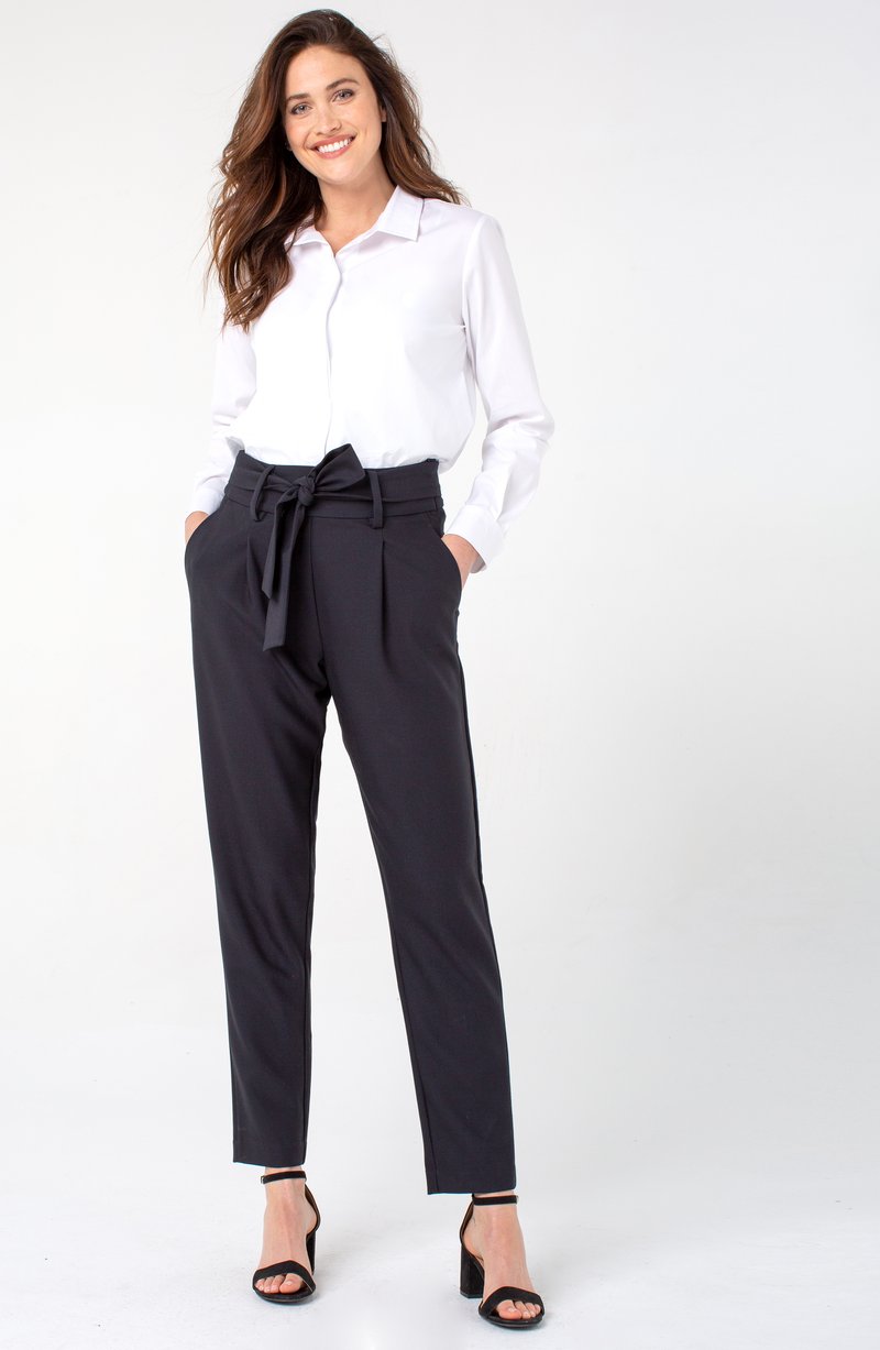 Liverpool Side Zip Trouser Pants with Belt