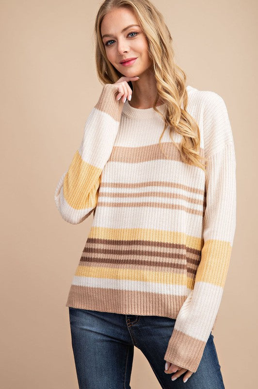 Multi ColoRed Striped Sweater