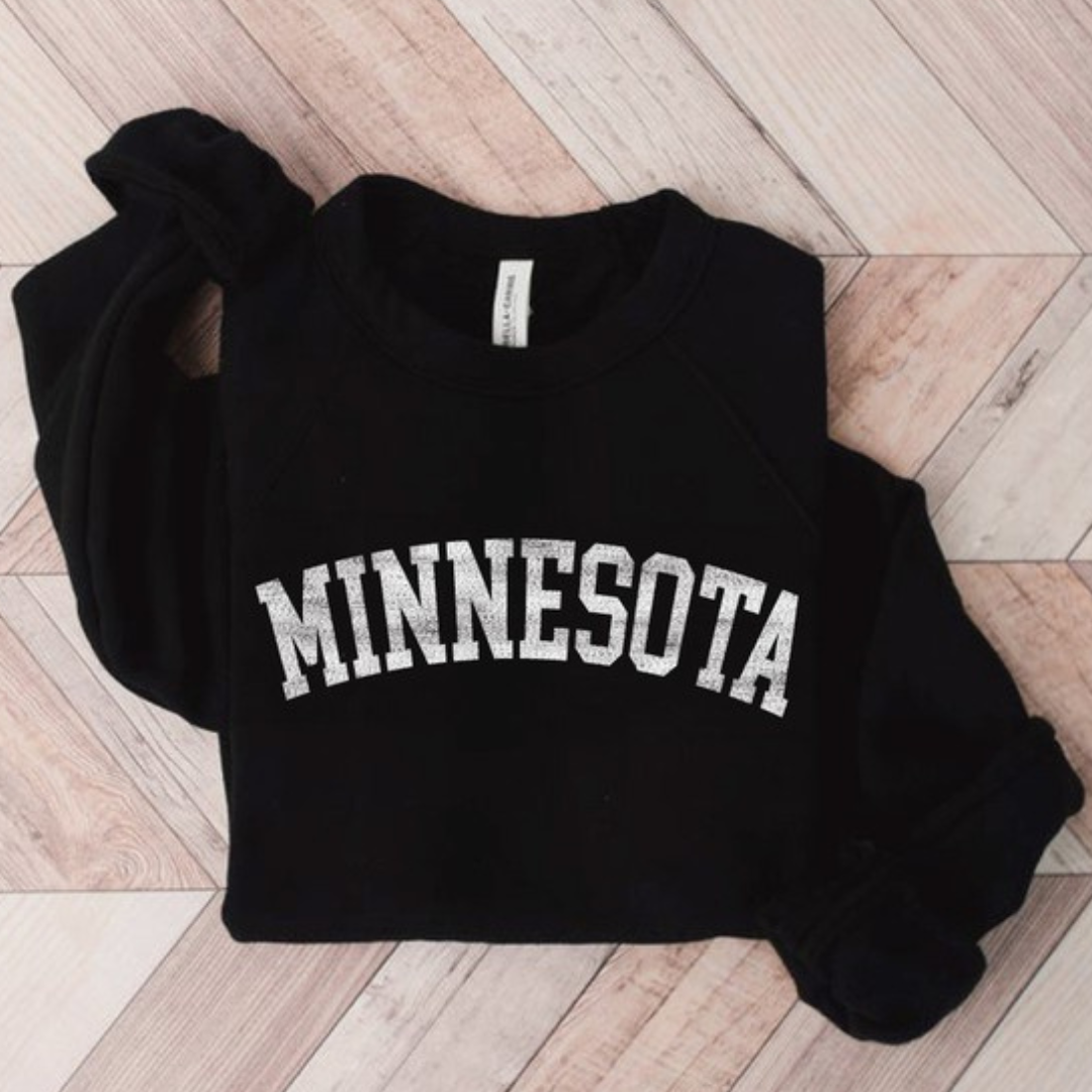 Minnesota Graphic Fleece Pullover Sweatshirt