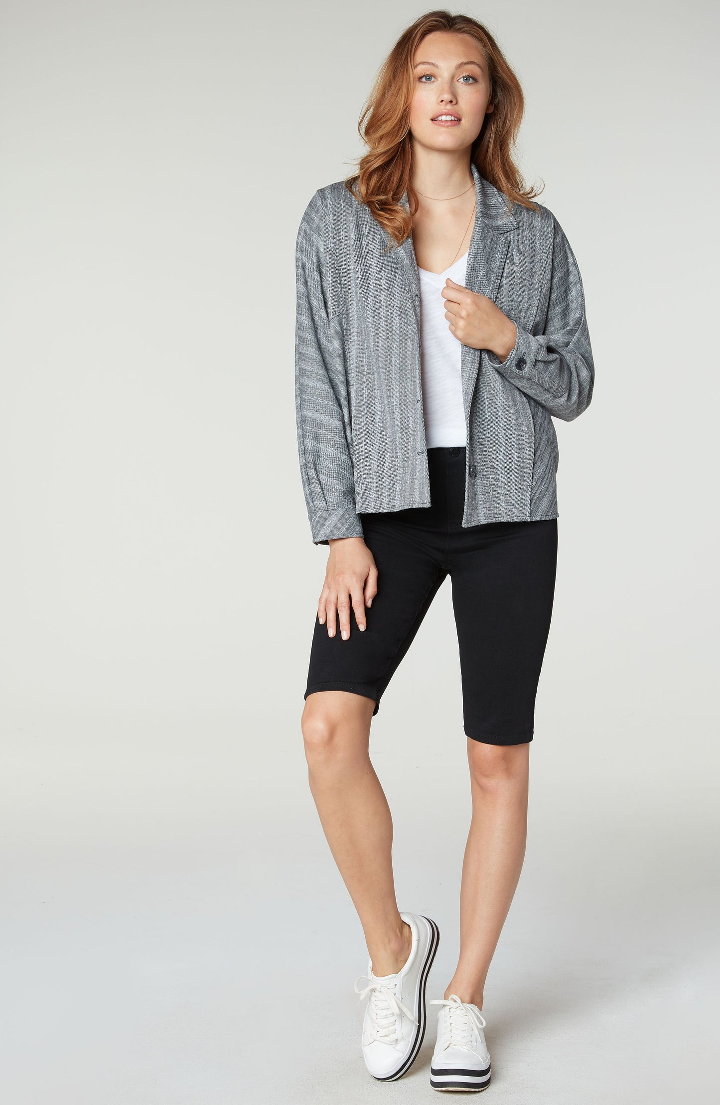 Liverpool Cocoon Button Up Blazer