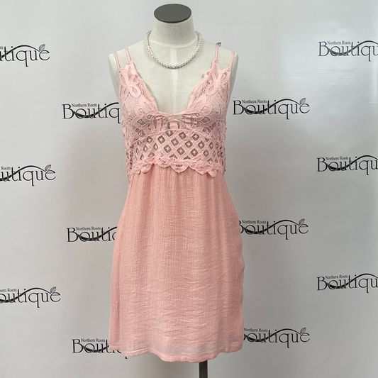 Blush Lace Brallet Dress