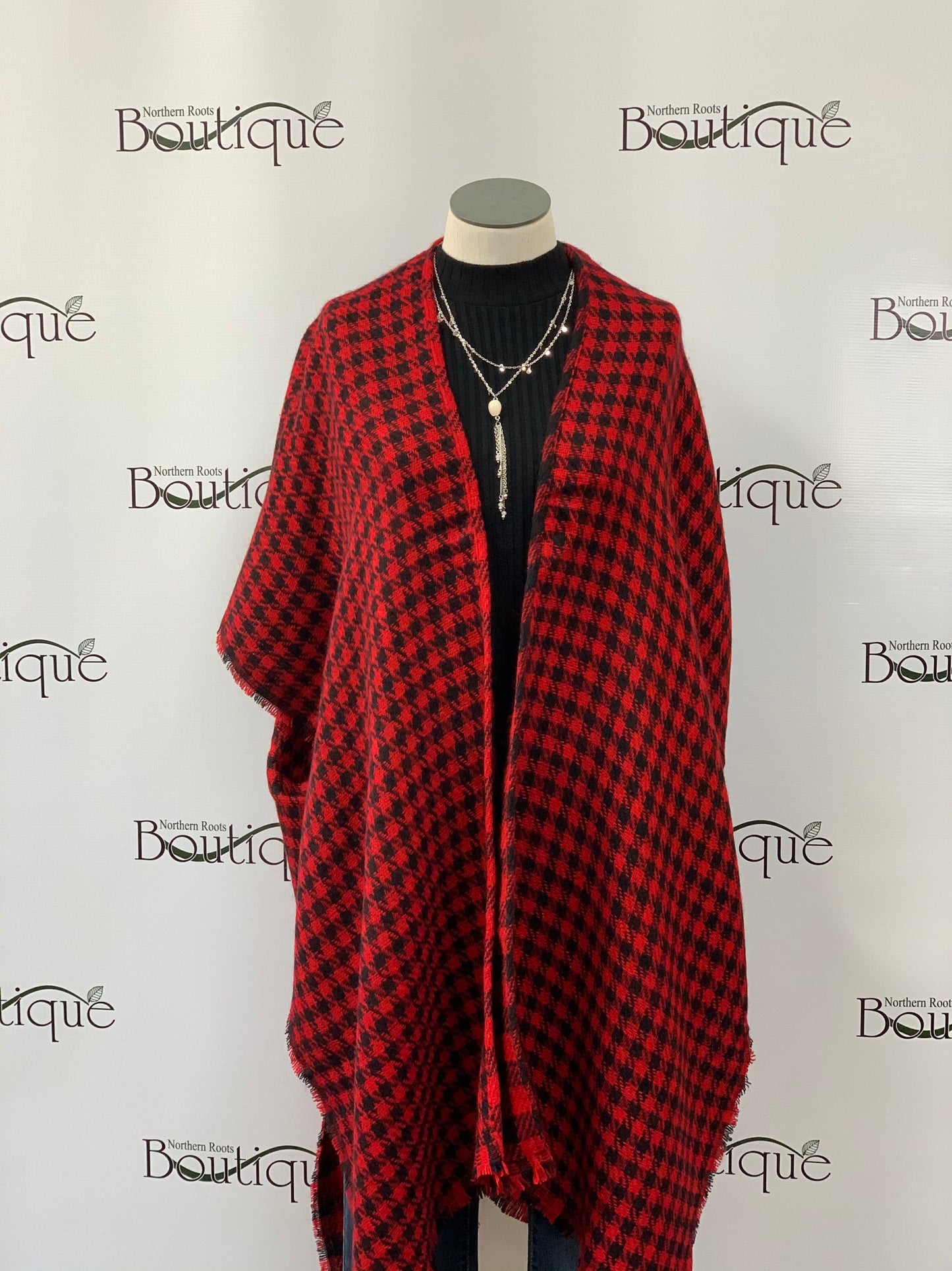 Buffalo Plaid Reversible Kimono