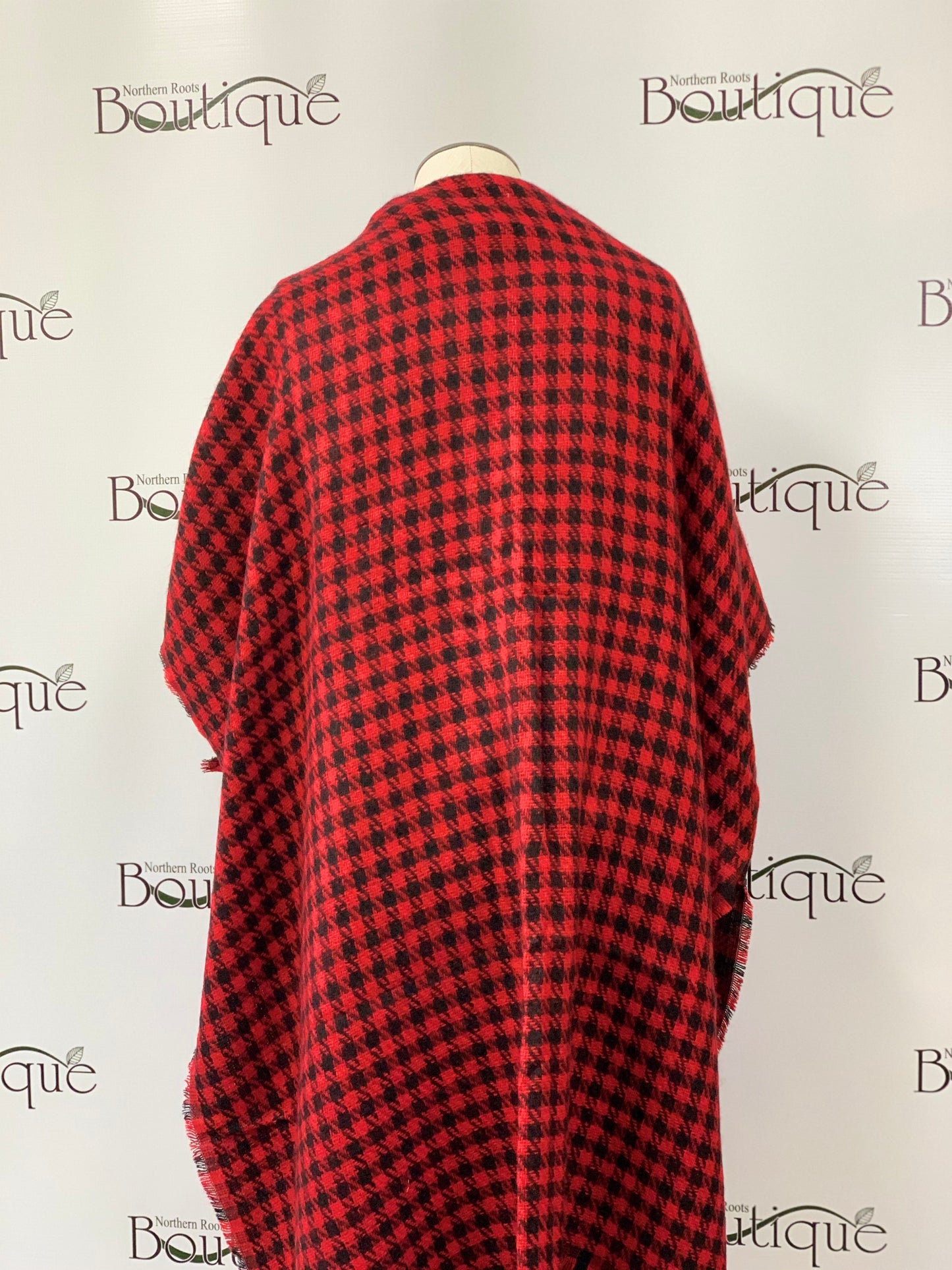 Buffalo Plaid Reversible Kimono