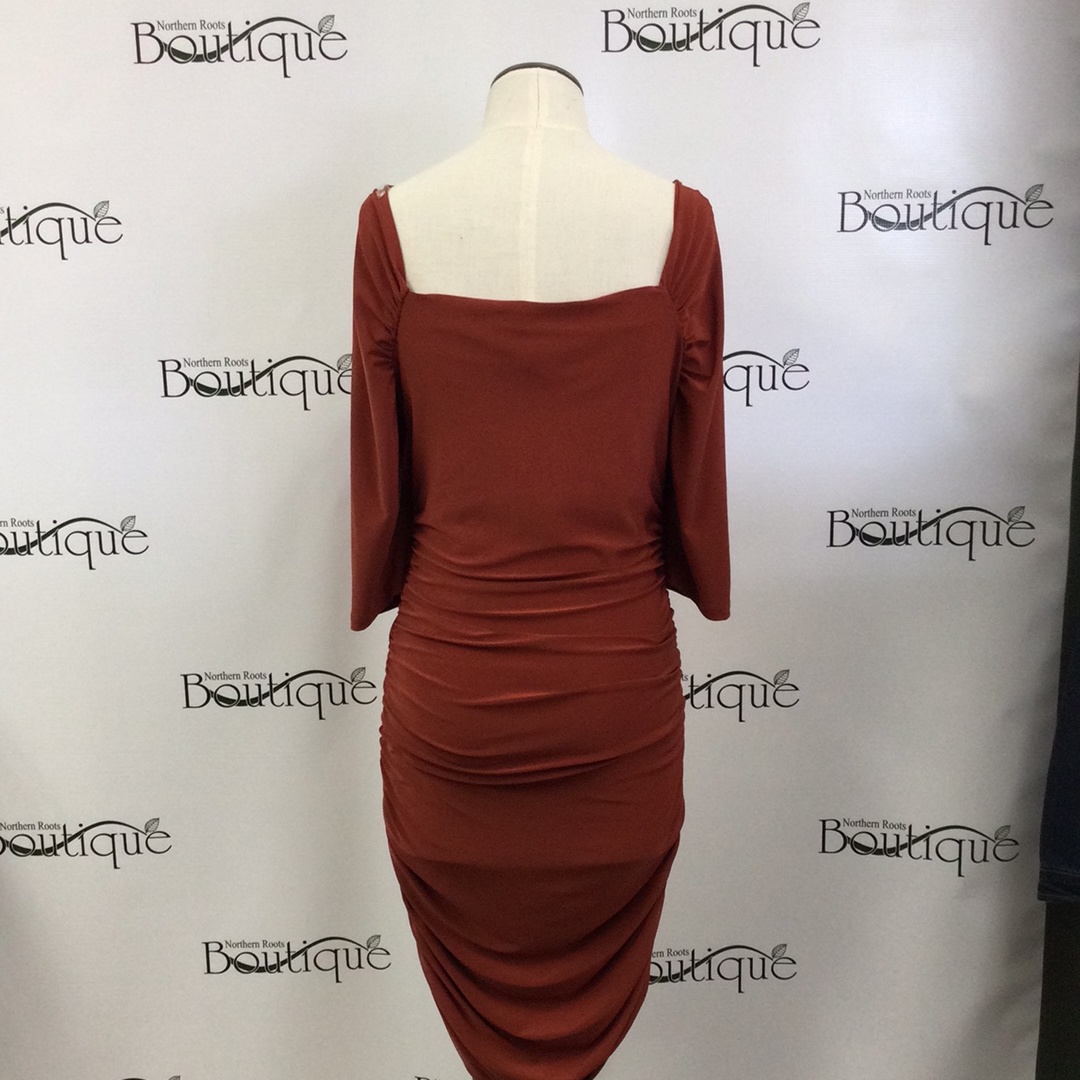 Spice Color Contour Dress