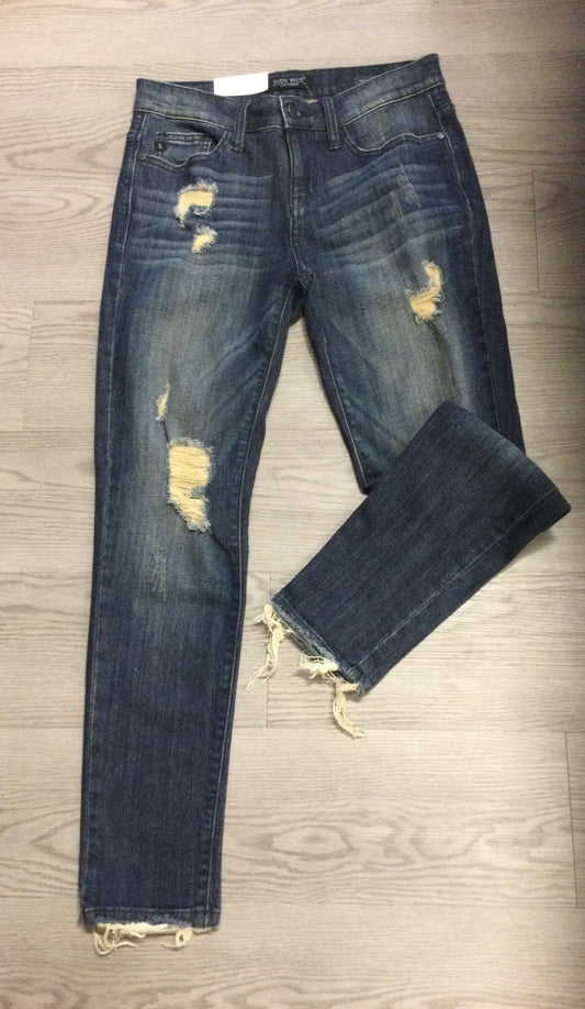 Judy Blue Dark Distressed Denim