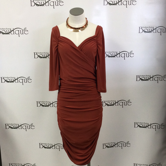 Spice Color Contour Dress