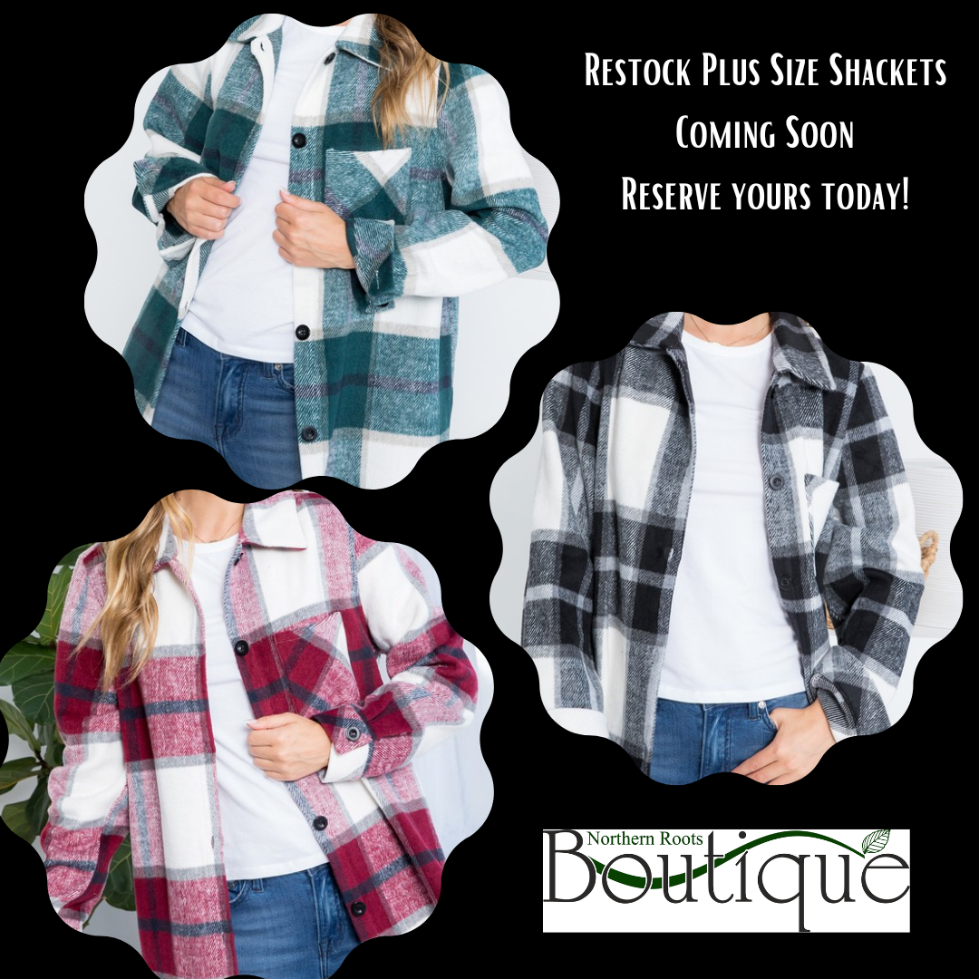 Plaid Boyfriend Fit Shacket