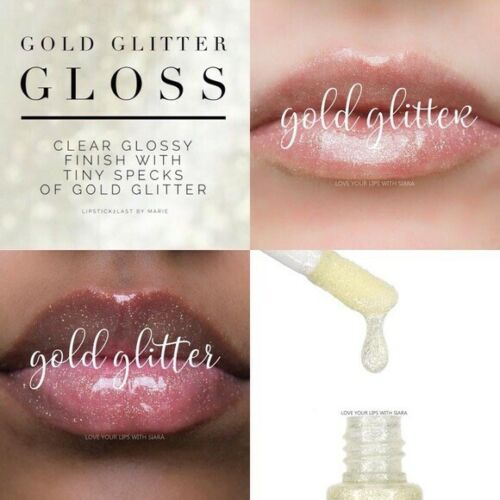 LipSense Gold Glitter Gloss