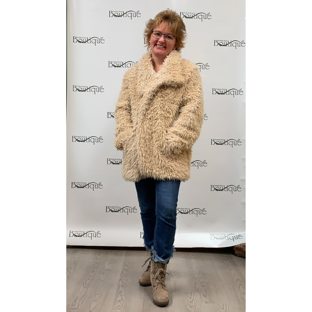 Piper Sherpa Taupe Jacket