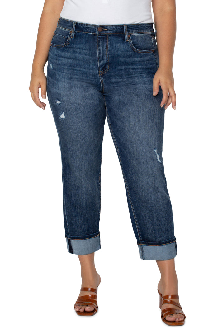 Liverpool Marley Girlfriend Cuffed Eco Jean Plus Size