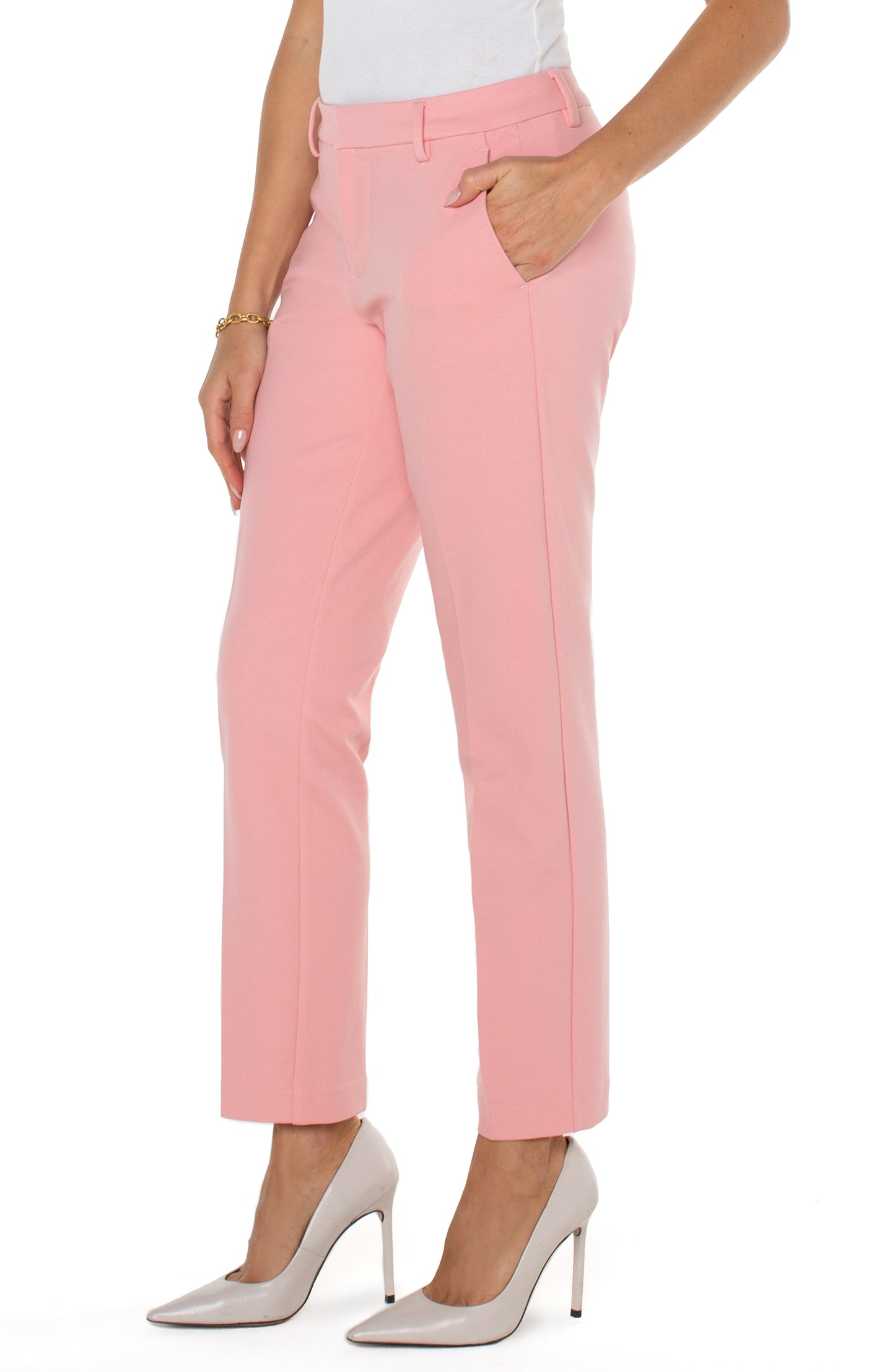 Liverpool kelsey knit trouser (pink perfection)