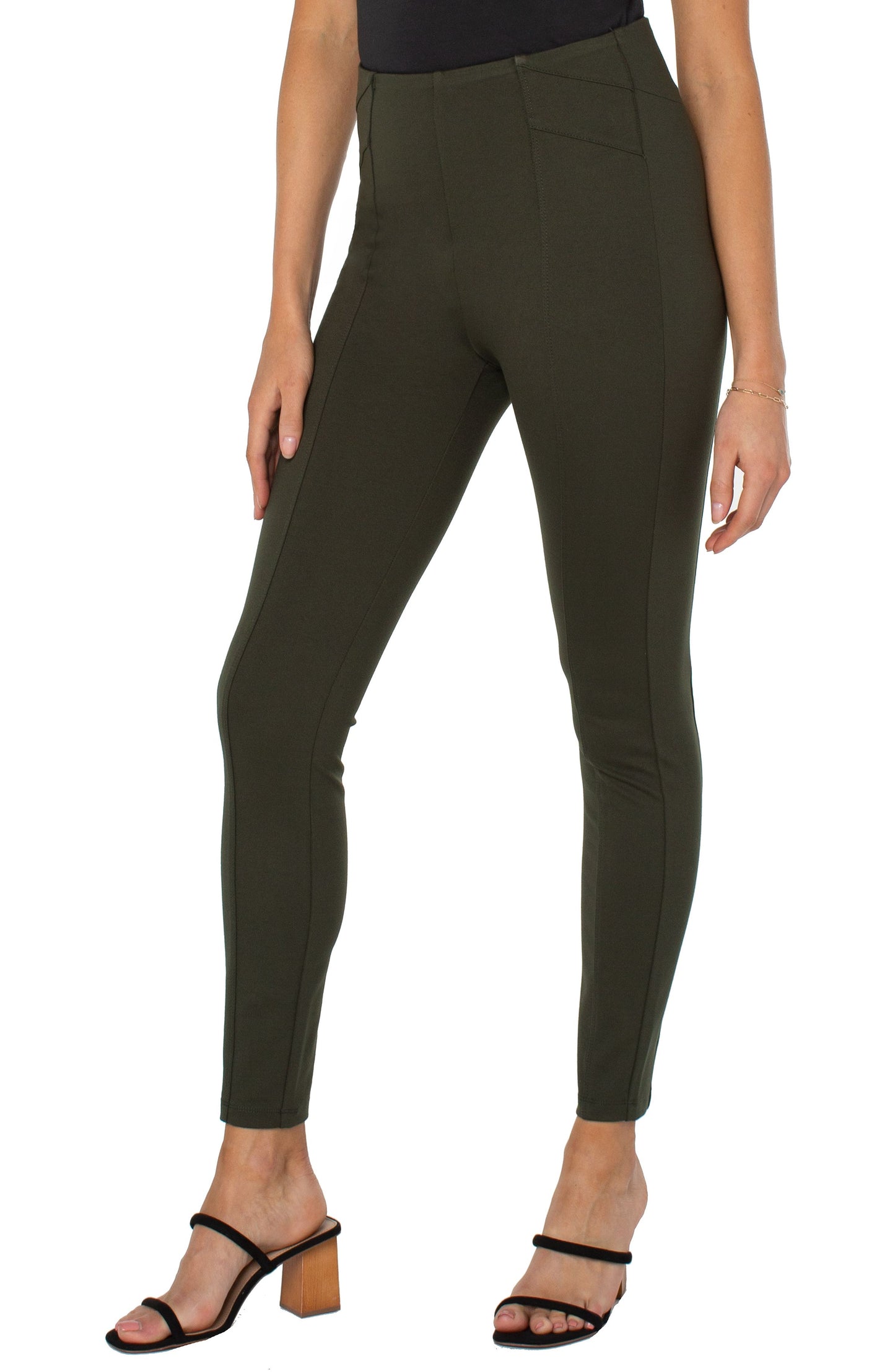 Liverpool Reese Seamed Pull-On Leggings