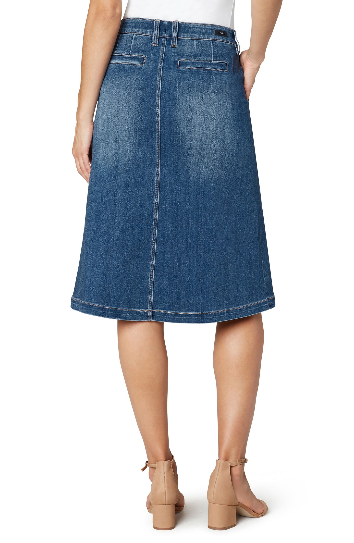 Liverpool Denim Circle Skirt