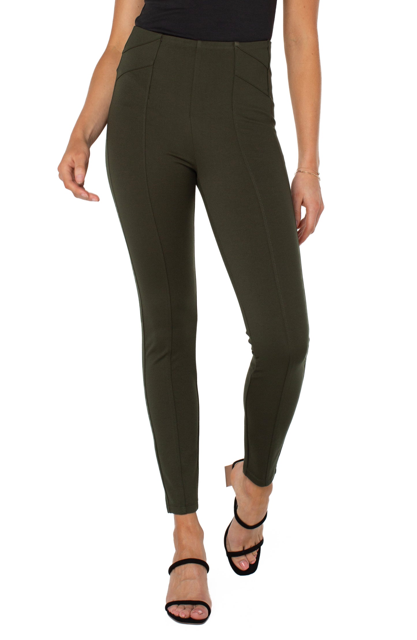 Liverpool Reese Seamed Pull-On Leggings