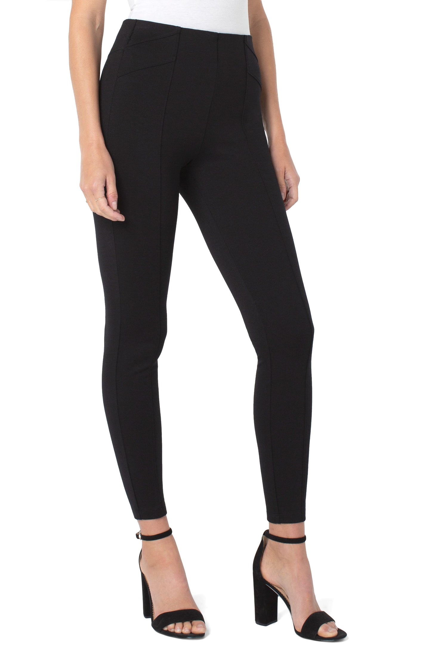 Liverpool Reese Seamed Pull-On Leggings